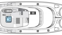 DAMRAK II - Layout Flybridge